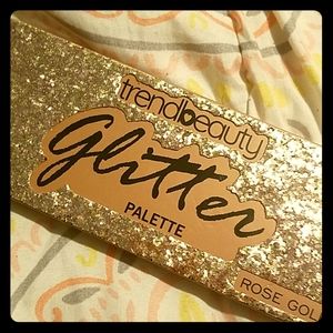 Glitter palette cover Rose gold